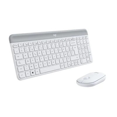 Clavier + Souris Logitech MK470 Blanc