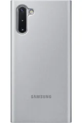 SAMSUNG Clear View Cover Silver Note10