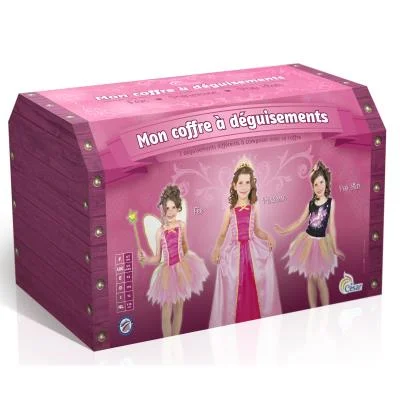 Coffret 3 Déguisements : Fée - Princesse - Popstar : 5/7 ans César