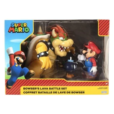 Coffret Diorama Super Mario et Bowser JAKKS PACIFIC JAC64512 4L - Neuf