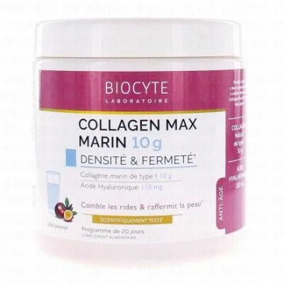 Collagen Max Marin 210g Goût Passion Biocyte