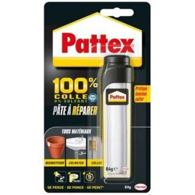 Colle Pâte Epoxy 100% Pâte à réparer 64g