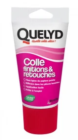 QUELYD Colle spéciale finitions et retouches pâte tube 100g