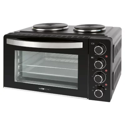Combiné four 28L et double plaques de cuission Clatronic KK3786