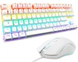 THE G LAB Combo Gaming Clavier mécanique TKL + Souris - THE G-LAB - COMBO MERCURY W - Blanc