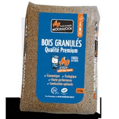 Combustibles granulé de bois - sac 15kg