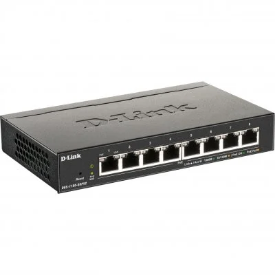 Commutateur semi-géré D-Link 8 ports PoE Gigabit