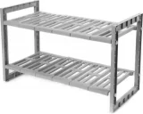 COMPACTOR Étagère extensible Gris 50/76 x 30 x H.40 cm RAN7011 - Gris