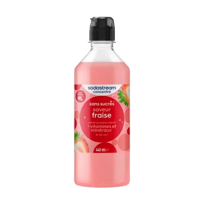 Concentre Saveur FRAISE+ SANS SUCRES 440ml