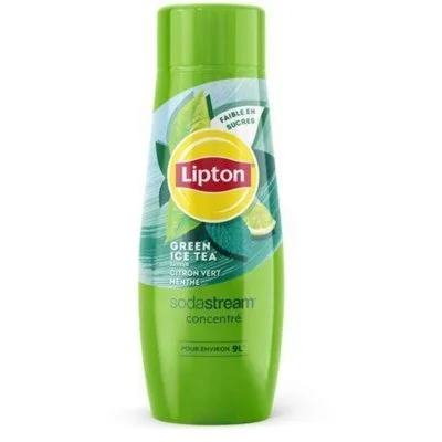 Concentré Sodastream Lipton Ice Tea Saveur Menthe Citron Vert