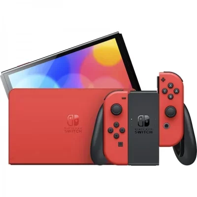 Console Nintendo Switch - Modèle OLED Edition Mario (rouge)