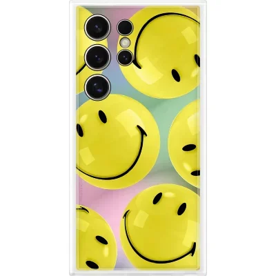 Coque à fond d'écran dynamique pour Galaxy S24 Ultra Jaune
