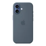 APPLE Coque en silicone avec MagSafe bleu maritime pour iPhone 17