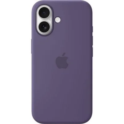 Coque Apple en silicone avec MagSafe brume violette pour iPhone 17