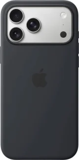 APPLE Coque en silicone avec MagSafe noir pour iPhone 17 Pro Max
