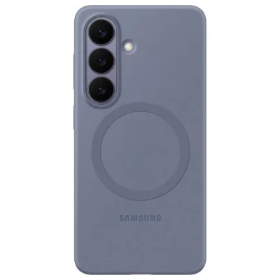 Coque arrière magnétique en silicone Samsung Galaxy S26 - Blue Violet