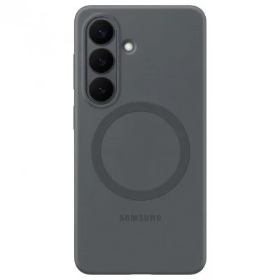 Coque arrière magnétique en silicone Samsung Galaxy S26 Plus - Black