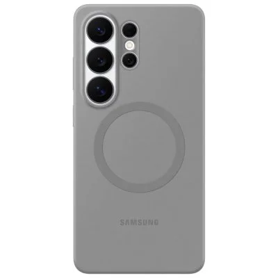 Coque arrière magnétique en silicone Samsung Galaxy S26 Ultra - Gray