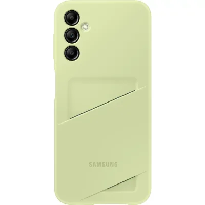 Coque arrière SAMSUNG avec porte-carte Galaxy A14 4G / 5G Vert Clair