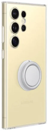 SAMSUNG Coque avec support amovible pour Galaxy S24 Ultra Transparent