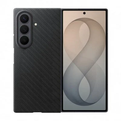 Coque Carbon Magnet Samsung Galaxy Z Fold 8 Ultra - Black