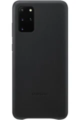 SAMSUNG Coque en cuir Noir Galaxy S20+