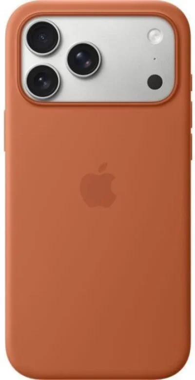 Coque en silicone avec MagSafe Apple iPhone 17 Pro Max - Terracotta