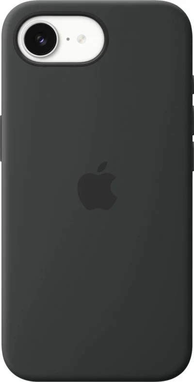 Coque en silicone avec MagSafe Apple Noir pour iPhone 17e
