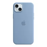 APPLE Coque en silicone avec MagSafe pour iPhone 15 Plus Bleu d hiver - Neuf