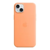 APPLE Coque en silicone avec MagSafe pour iPhone 15 Plus Sorbet à l'orange