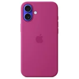 APPLE Coque en silicone avec MagSafe pour iPhone 16 Fuchsia