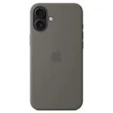APPLE Coque en silicone avec MagSafe pour iPhone 16 Plus Gris minéral