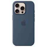 APPLE Coque en silicone avec MagSafe pour iPhone 16 Pro Max Denim