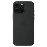 APPLE Coque en silicone avec MagSafe pour iPhone 16 Pro Max Noir
