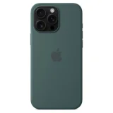 APPLE Coque en silicone avec MagSafe pour iPhone 16 Pro Max Vert lacustre