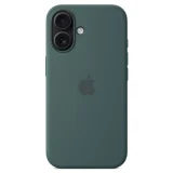 APPLE Coque en silicone avec MagSafe pour iPhone 16 Vert lacustre