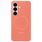 SAMSUNG Coque en silicone Magnet Rouge corail pour Galaxy S26+ - Neuf