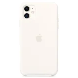 APPLE Coque en silicone pour iPhone 11 Blanc
