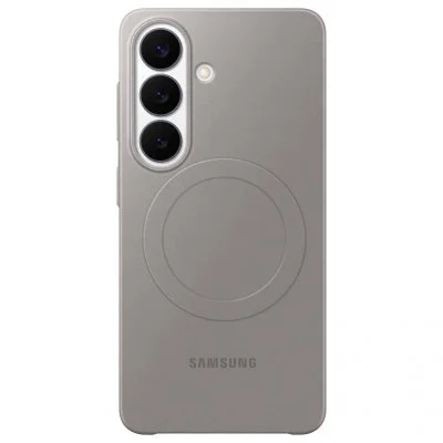 Coque en silicone Slim Magnet Gris pour Samsung Galaxy S26 - Neuf