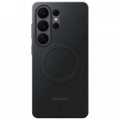 Coque en silicone Slim Magnet Noir pour Samsung Galaxy S26 Ultra