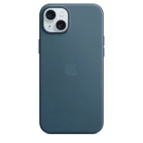 APPLE Coque en tissage fin avec MagSafe pour iPhone 15 Plus Bleu Pacifique
