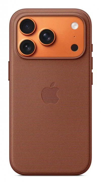 Coque en tissage technique avec MagSafe pour iPhone 17 Pro - Sienne