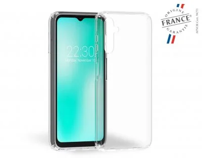 Coque FORCE CASE Samsung A14 4G/5G transparent Blanc Force Case