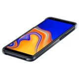 SAMSUNG Coque Galaxy J6+ Plastique Noir/Transparent