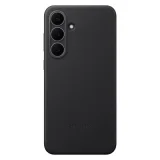 SAMSUNG Coque pour Galaxy S25 FE en Cuir Premium Effet Grainé Noir