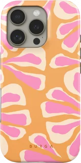 BURGA Coque pour iPhone 16 Pro Renforcée MagSafe Motifs Aloha Multicolore