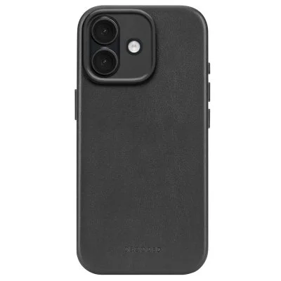 Coque pour iPhone 17 MagSafe en Cuir Antichocs Decoded Noir