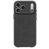 DECODED Coque pour iPhone 17 Pro MagSafe en Cuir Antichocs Noir