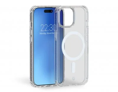 Coque renforcée Magsafe Forcecase iPhone 15 - Transparent