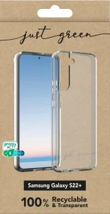 BIGBEN CONNECTED Coque Samsung G S22+ 5G Biodégradable Transparente Just Green - Neuf